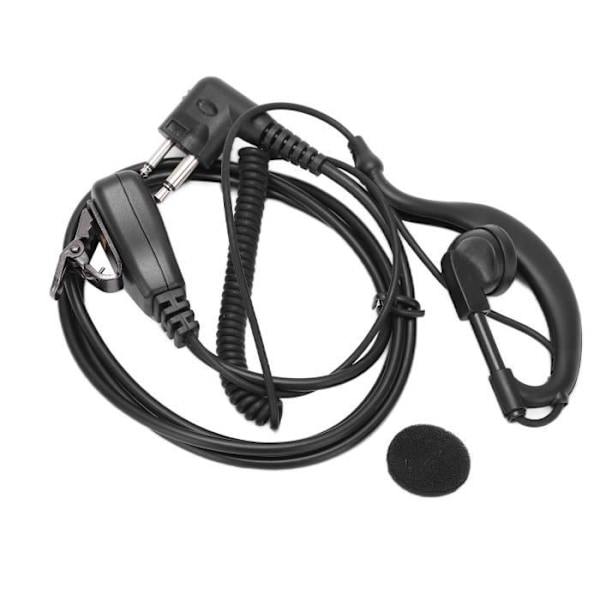 BEL-7643670090723 - Walkie Talkie -kuulokemikrofoni, Musta, Ravintoloille ja Varastoille