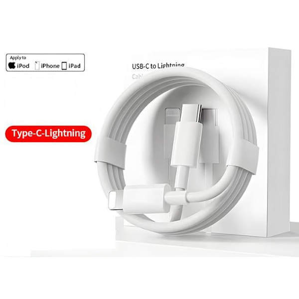 REMAKE 4-pack Officiellt Certifierad 20W 2M Snabbladdningskabel för Apple iPhone 6 - 14-serien
