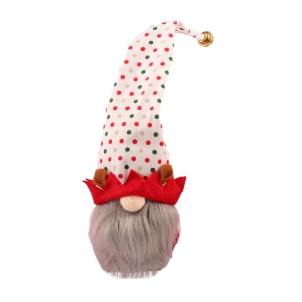 Santa Claus Decorations Long Hat Woodsman Faceless Doll Ornaments For Home Holiday 2024 New Year Party Supplies