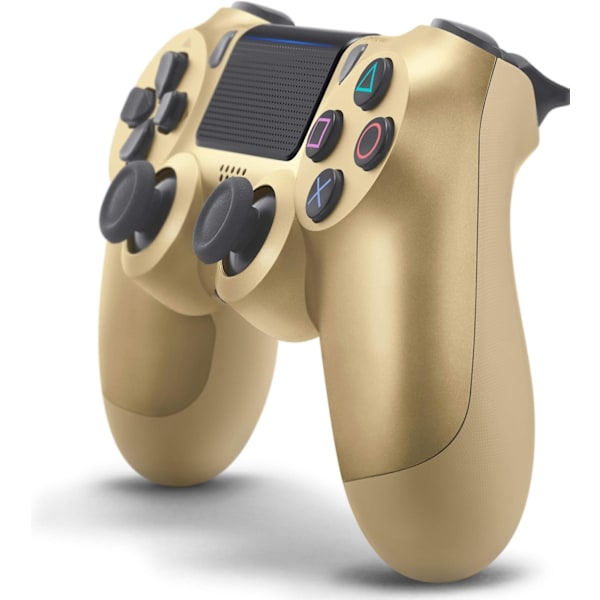 PS4 Handkontroll DoubleShock Trådlös för Playstation 4 Guld
