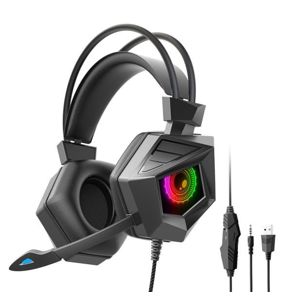 Trådløst Gaming Headset Hodetelefoner for PC Datamaskin Stil 1