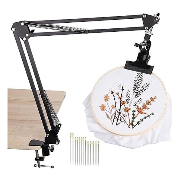 Adjustable Table Stand for Embroidery, Stand for Embroidery Frame, Adjustable Metal Stand for Embroidery Frame Fo()