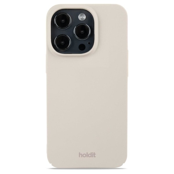 held iPhone 14 Pro Mobilcover Slim Lyse Beige