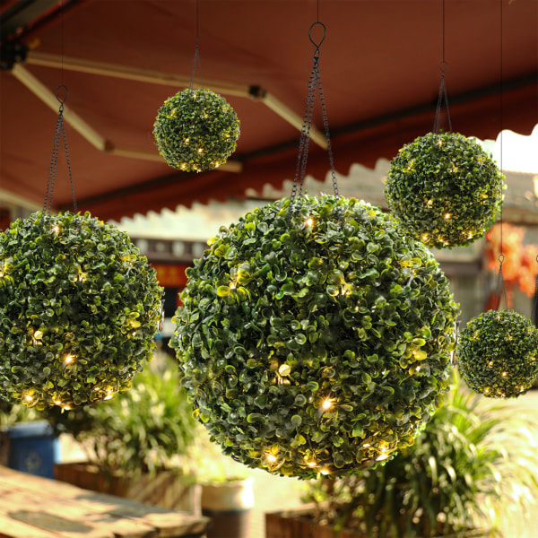 REMAKE Kunstig buksbom Topiary kuler Grønn 41*20CM