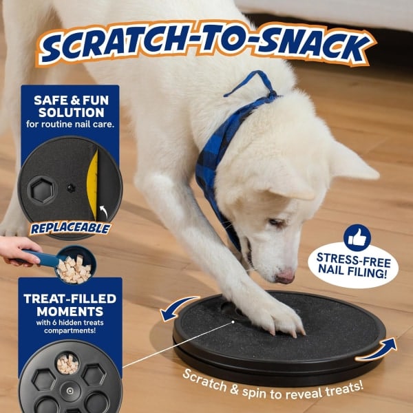 REMAKE Hundeklo-Paw Scratch Pad - Fil Trimningsbræt Trimning Scratcher Box Emery Sandpapir Filning Scratch sort