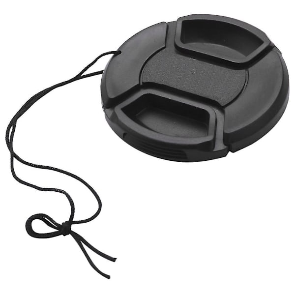 58mm Objektivdæksel med remhul til DSLR-kameraer (58mm) - 4-pak