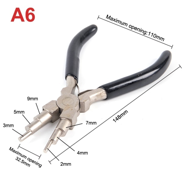 REMAKE 1pc steel pliers with round nose for making DIY jewelry A6