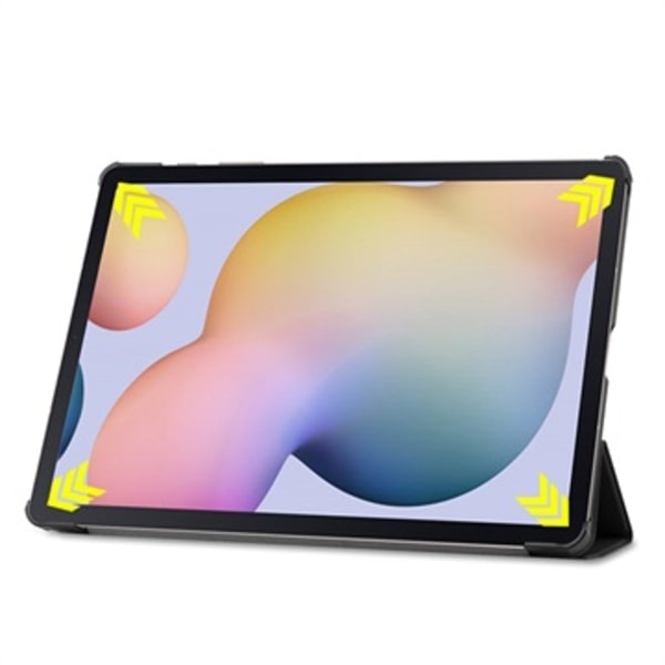 Tri-Fold Serie Samsung Galaxy Tab S7+/S8+ Folio Etui - Sort Sort