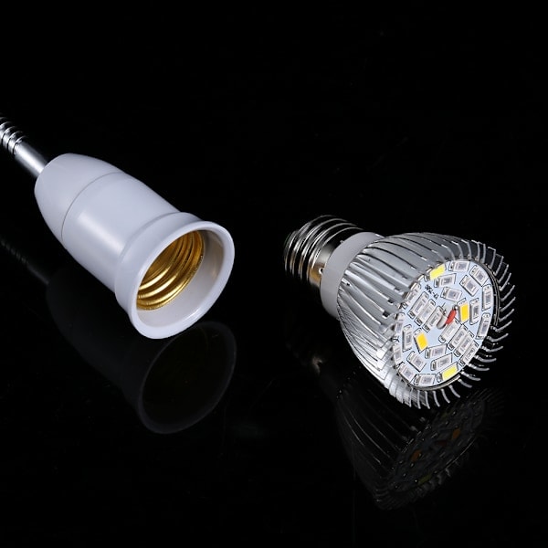 28W 28 LED Hydroponisk Plantelampe Indendørs Have Hjem Fleksibel Bordlampe Ny