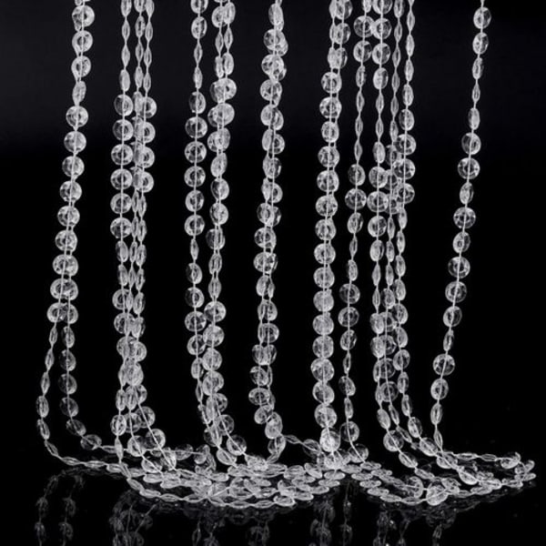Krystal Perlekrans 30 Meter Krystal Diamantkrans Akryl Perleruller