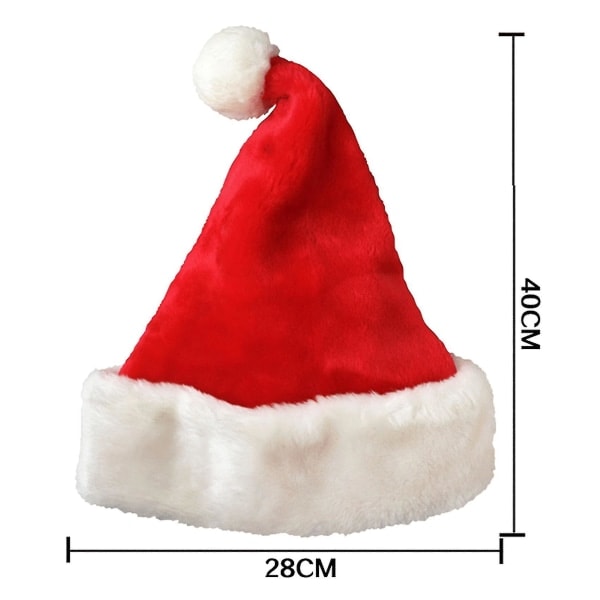 3x Tomtehatt Julhatt Juldag Kostym Klä Upp Plus DXGHC