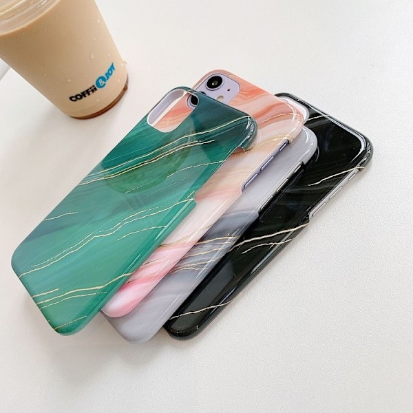 Marmorskal iPhone 7/8/SE,X/XS,XR,11 Svart