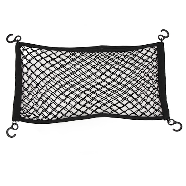 Campingvogn Cargo Net Latex Høy Elastisk Haken Design Gummibånd Fast Dobbelt Lag Mesh Cargo Net for Utendørs