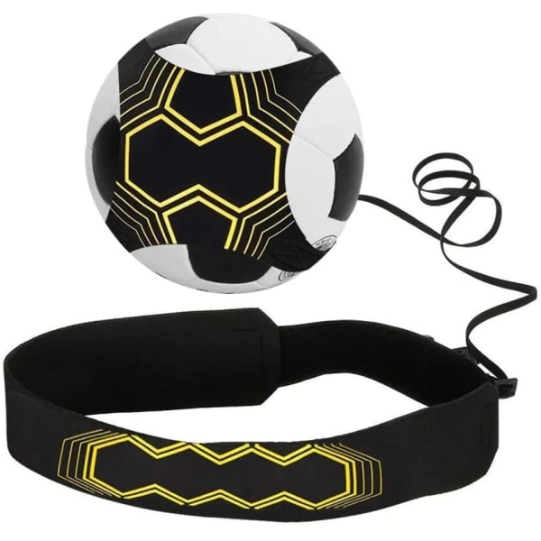 Elastic training band for soccer Yellow/Black