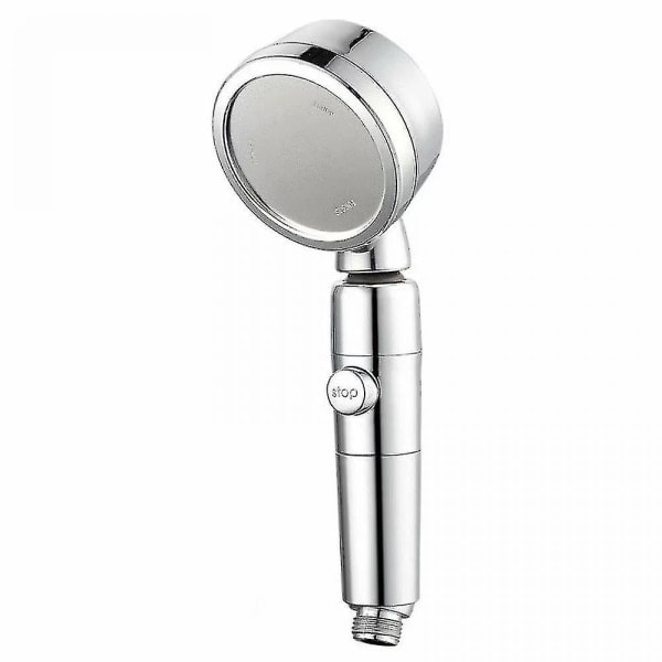 Håndholdt universal trykkshowerhode (sølvbelagt)