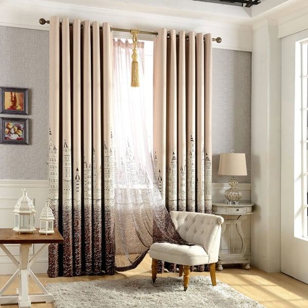100*250cm Moderne Vakkert Mønster Polyester Soverom Stue
