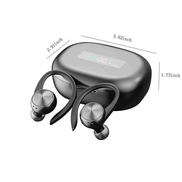 REMAKE Trådløse Hodetelefoner Løpehodetelefoner Trådløse Ørepropper Med Ørekroker Over Øre Sportshodetelefoner Svettebestandige Hodetelefoner Trening Jogging Treningssenter