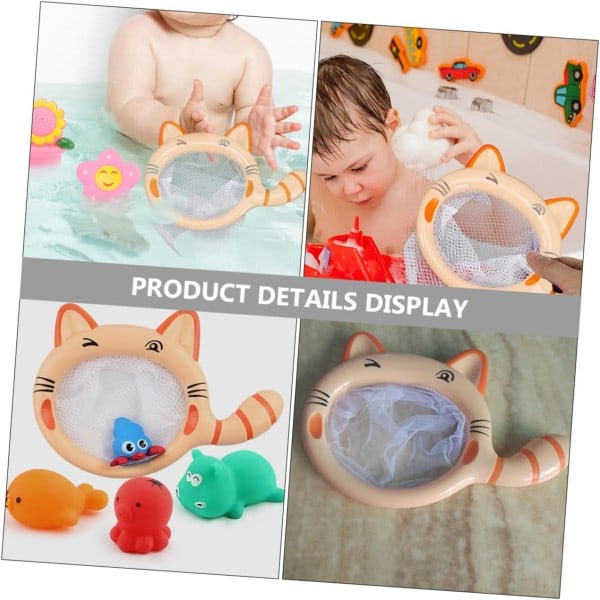 1 Set Baby Badleksak Fiskevattennät Vattenleksak Djur Vattenleksaker Liten Djurpussel