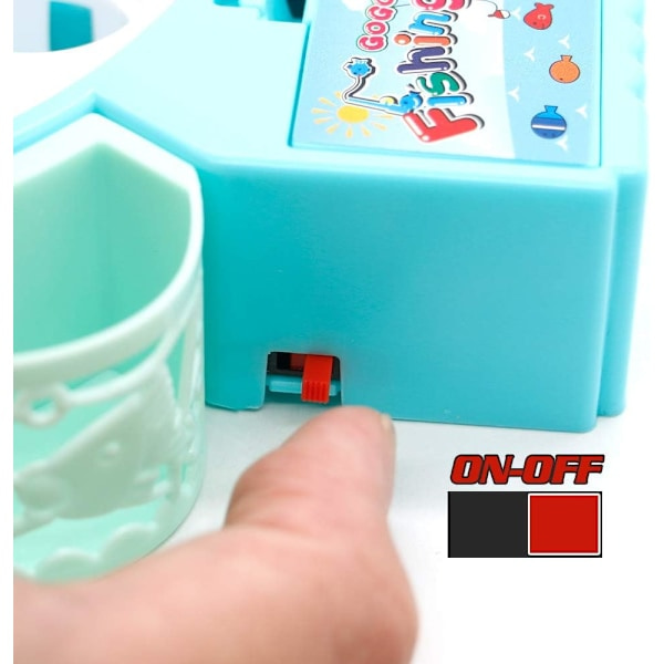Fiskespel brädspel magnetisk musik fisk leksak 4 fiskespön chi