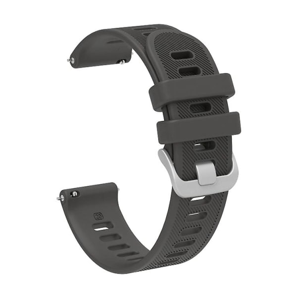 Garmin Vivomove Hr Sport 20mm Silikon Twill Klokkerem QUV Grå