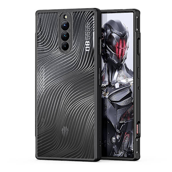 Stødsikker Telefon Cover til ZTE Nubia Red Magic 8 Pro / 8 Pro Plus (6,8 tommer), sort