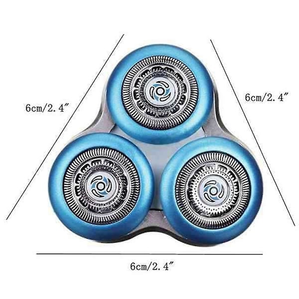 REMAKE 2-pack S7000 Blade Head för Philips Sh70 Sh70/52 S7010 S7310 S7370 S7350 S7780 S7510 S772 - Äkta Reservdel
