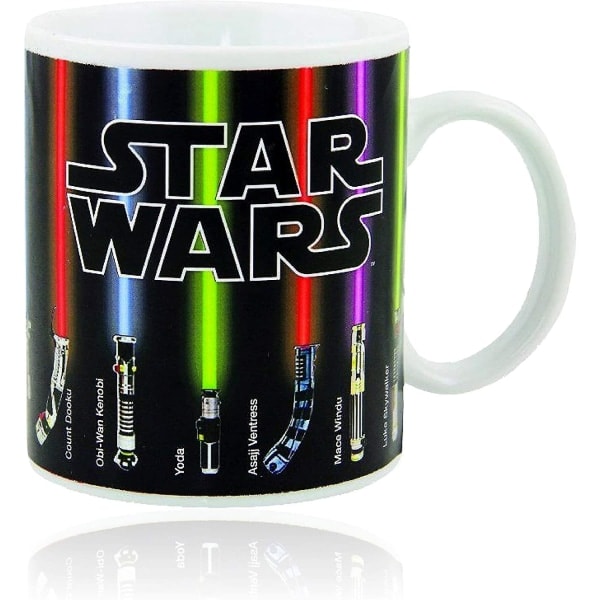 REMAKE Wekity Benair Usa Star Wars Mugg, Ljussabeln Försvinner Med Värme (12 Oz) - Skör fw