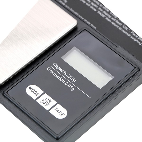 200G-0.01G Mini-våg med LCD-display för smycken, kök och precision