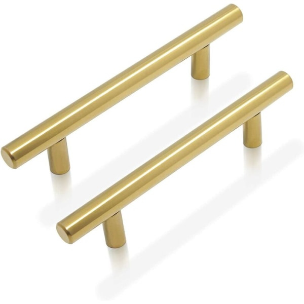 REMAKE Nordisk Minimalistisk Garderobsdörr Koppar Guld Låda Handtag (970-96 guld (150 längder) 2st),