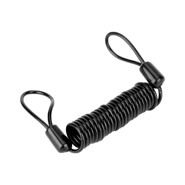 Anti-theft spring rope for bicycle