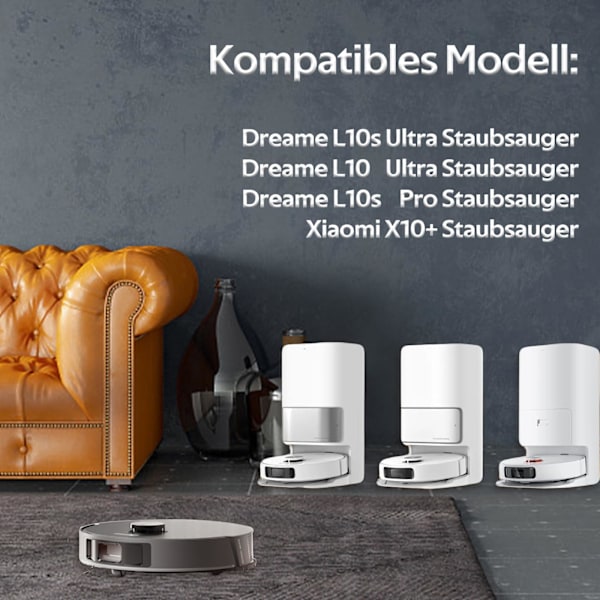 Moppepuder til Dreame L10s Ultra, L10 Ultra, L10s Pro, Xiaomi X10+ 8-pak