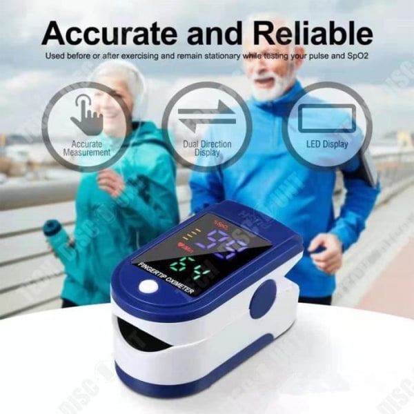 TD® Mini Fingerdetekteringsklämma Hälsoövervakningsinstrument Löpträning Övningsmonitor
