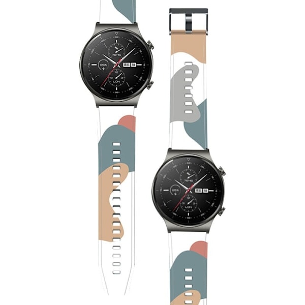 Moro Strap for Huawei Watch GT2 Pro Silikon Armbånd Mønster 3