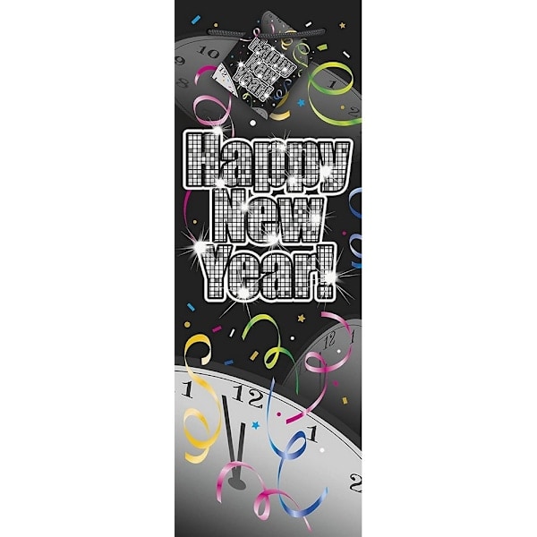 Unique Party Countdown to New Years Wine Bag One Size Black Black One Size