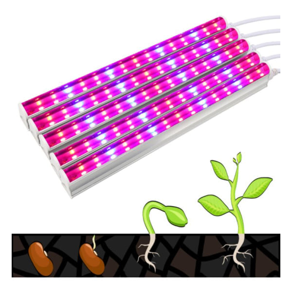 Triumph LED Växtlampa T5 Remsa Växttillväxtlampa Succulent