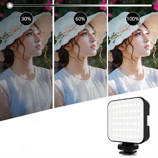 Mini täyttölamppu täyttövalo 48 LED 2000mAh