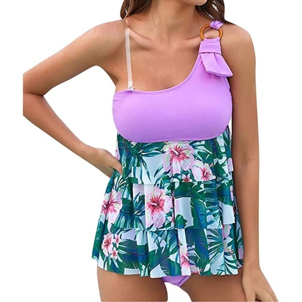 Dam Triangel Baddräkt - Sexig En-Delad Rosa XL