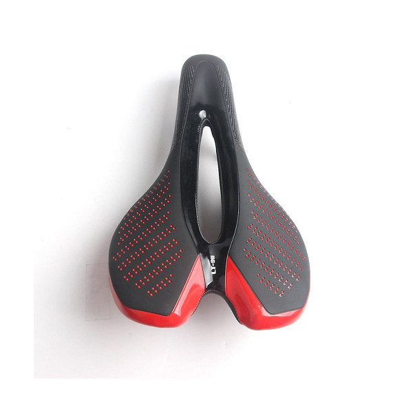 Vejsadel til cykel med baglygte advarsel cykelpuder mikrofiber foldbar cykel bjerg sadel