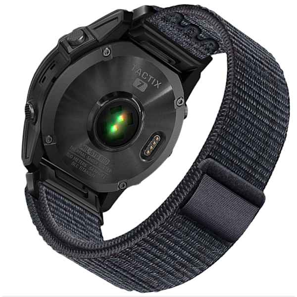 Garmin Fenix 5/6/7X Pro nyloninen tarranauha - 22mm