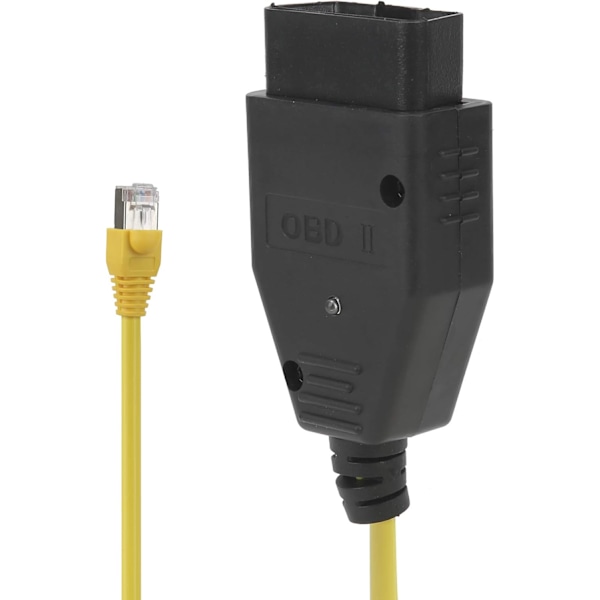 Ethernet till OBD-kabel, OBD2-kabel Ethernet till OBD-kabel ENET-gränssnitt Datakodningsdiagnostiskt verktyg Passar för F/1/3/5/7-serien