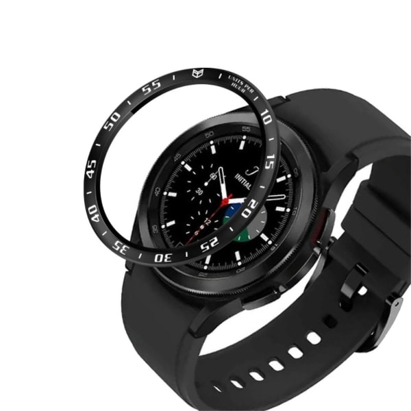 Beskyttelsesring til bezel Galaxy Watch4 Classic 46mm - Sort/Hvid