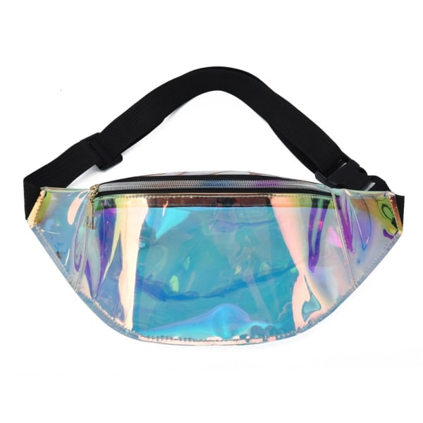 Holografisk transparent midjeväska vattentät midjeväska