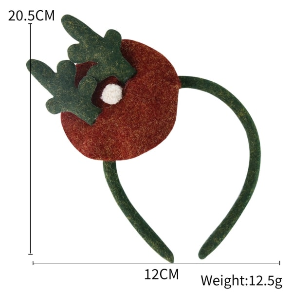 1 kpl Joulukoristeinen plushista pääpanta, plushista sarvipääpanta