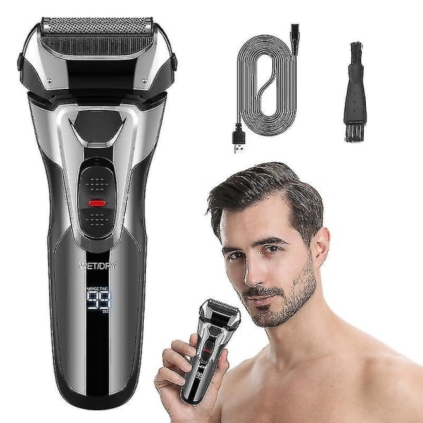 REMAKE Braun Series 3 Proskin Sähköparta, Miesten Sähköparta Pop-up Tarkkuustrimmerillä, Herkille Ihoille, Märkä- ja Kuiva (FMY)