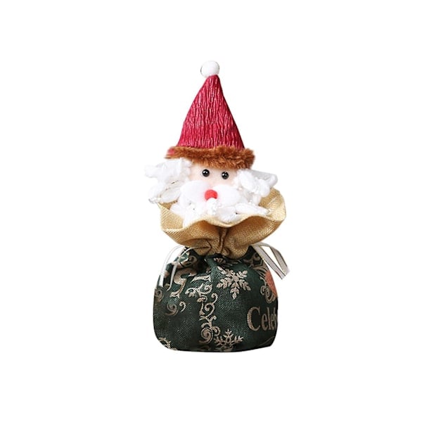 Julväska Jul Eve Väska Äppelväska Kreativ Handväska Tomte Snögubbe Godisväska