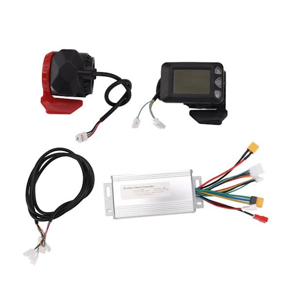 24V 250W Motorhastighedsregulator Elektrisk Cykel Scooter Børsteløs Motorstyring Display Kit til LENZOD Elektrisk Scooter Tilbehør