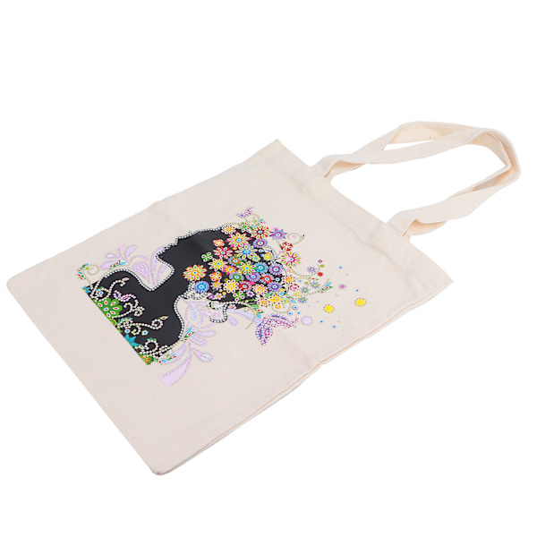 Diamantmaleri Tote Bag Praktisk Fargerik Spesial for Skoleveske Oppbevaring Piknik Reisegaver BB024