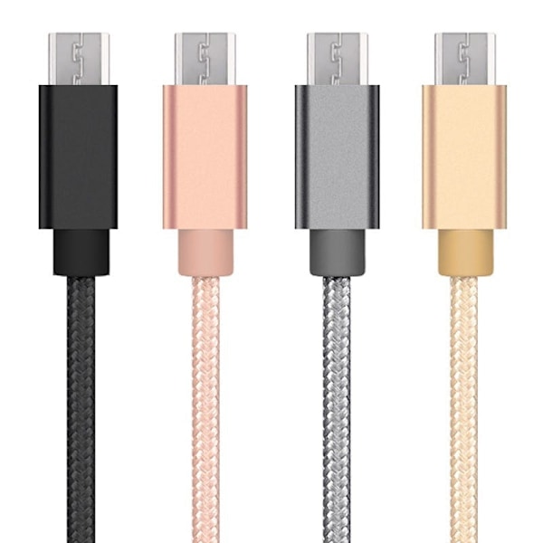 Micro USB Ekstra Stærkt Opladerkabel Rose