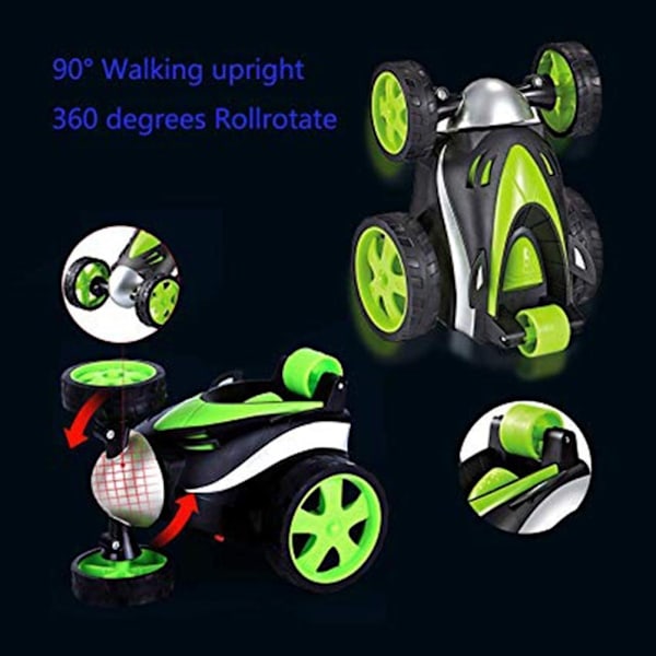 Radio-ohjattava Stunt-auto kiertää 360 astetta, 10 vuotta+