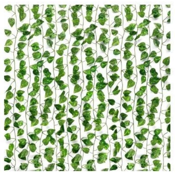 12pcs Fake Vines Fake Ivy Leaves Artificial ivy